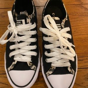 Kids Converse Leopard Sneakers